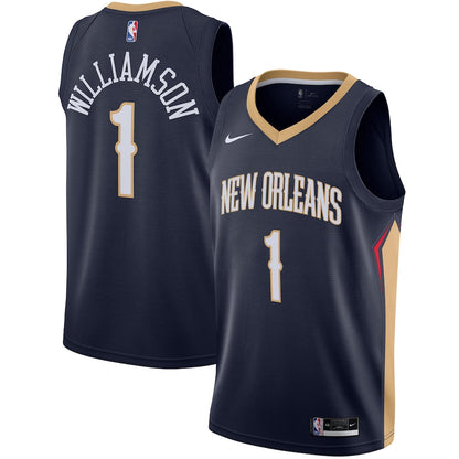 Nike Zion Williamson New Orleans Pelicans Icon Edition Swingman Jersey DN2014-419