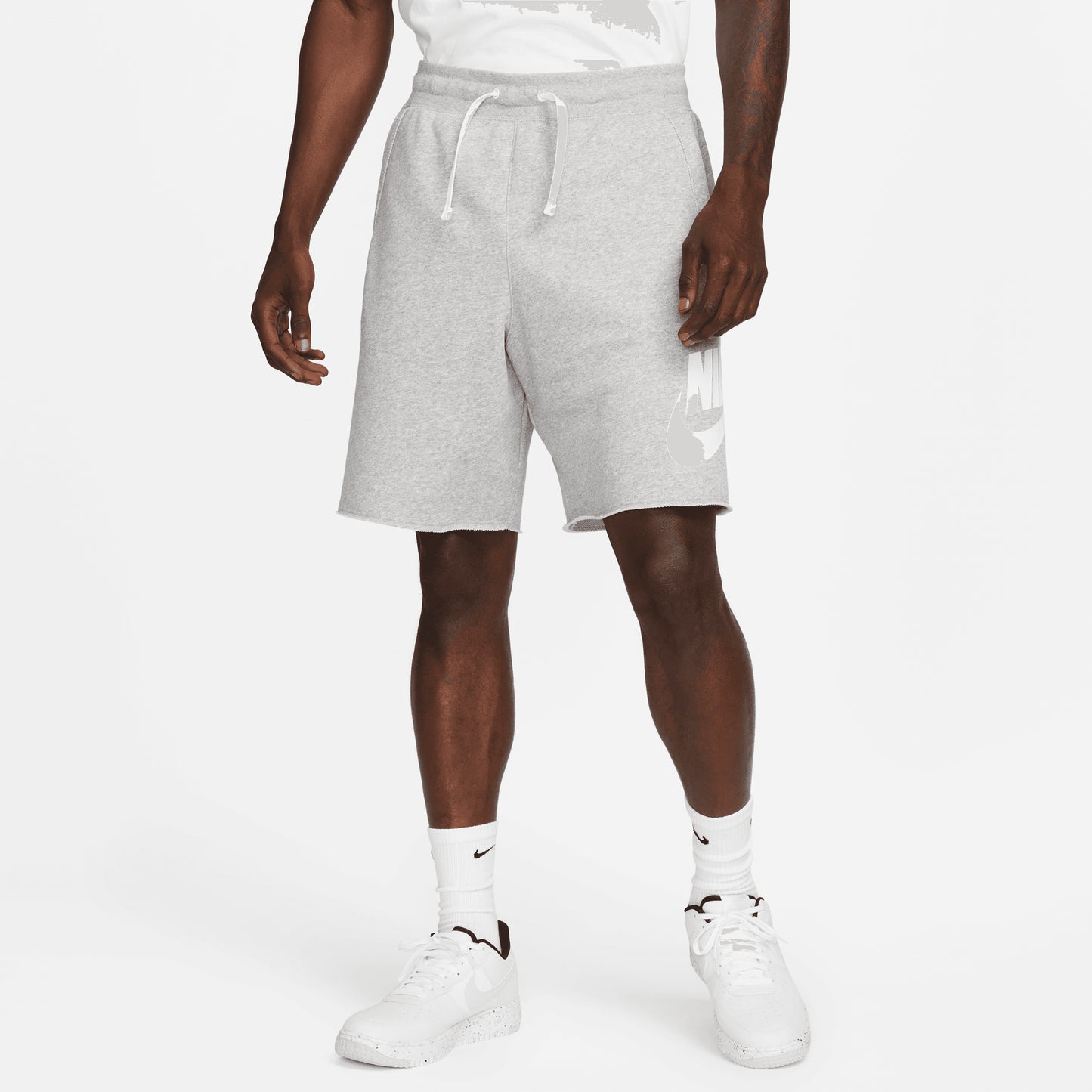 Nike Alumni French Terry Shorts Dark Heather Grey (AR2375-064)