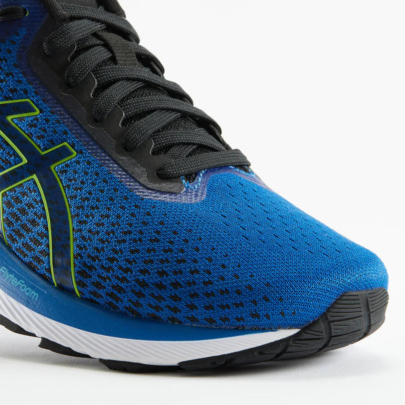 CHAUSSURES DE RUNNING HOMME ASICS GEL STRATUS KNIT2 BLEU JAUNE