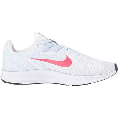 Nike Downshifter 9 White Blue Running Shoes AQ7486-101