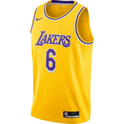 Nike NBA Los Angeles Lakers LeBron James Icon Edition Swingman Jersey CW3669-738