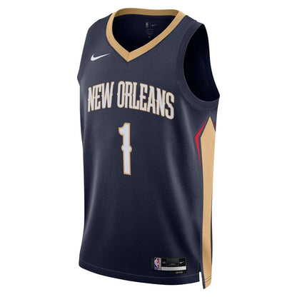 Nike Zion Williamson New Orleans Pelicans Icon Edition Swingman Jersey DN2014-419