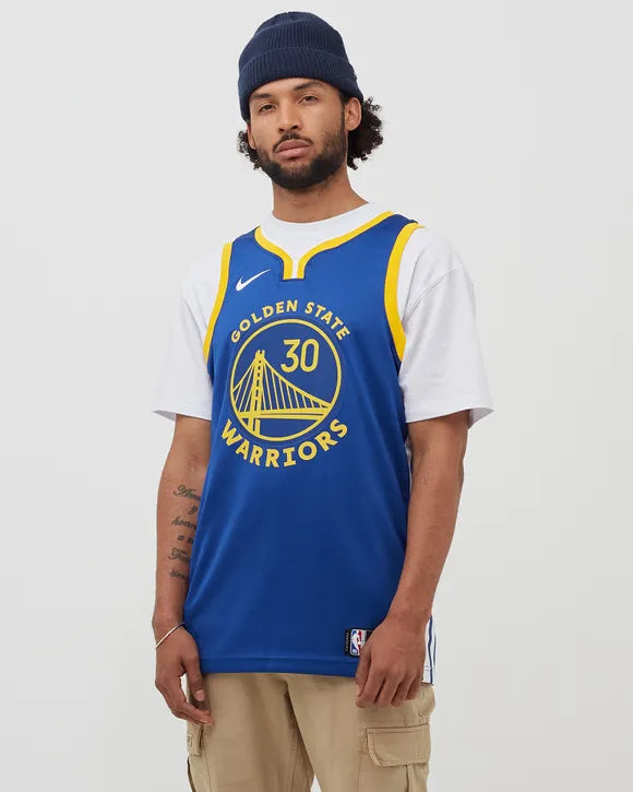 Nike Stephen Curry Royal Golden State Warriors Swingman Jersey CW3665-401