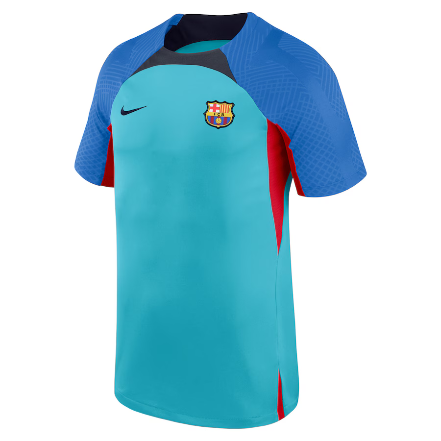 Men's Nike Turquoise Barcelona Strike Raglan Performance Team Top