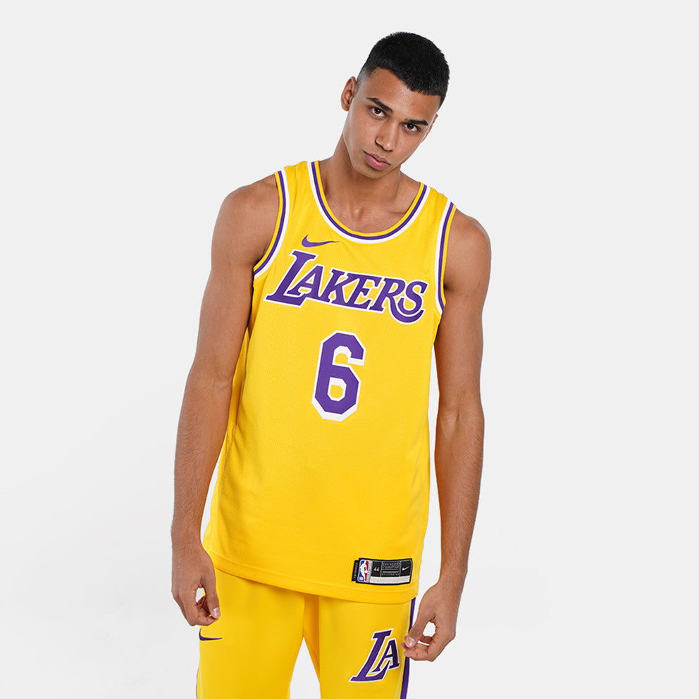 Nike NBA Los Angeles Lakers LeBron James Icon Edition Swingman Jersey CW3669-738