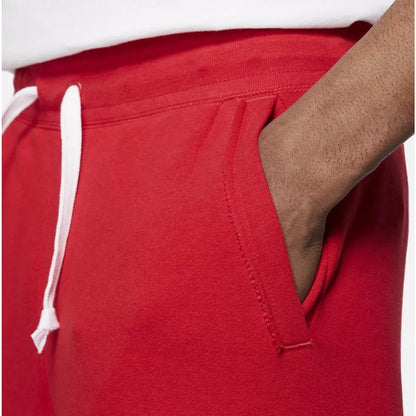 NIKE SPORTSWEAR ALUMNI MEN'S FRENCH TERRY SHORTS AR2375-659 Red