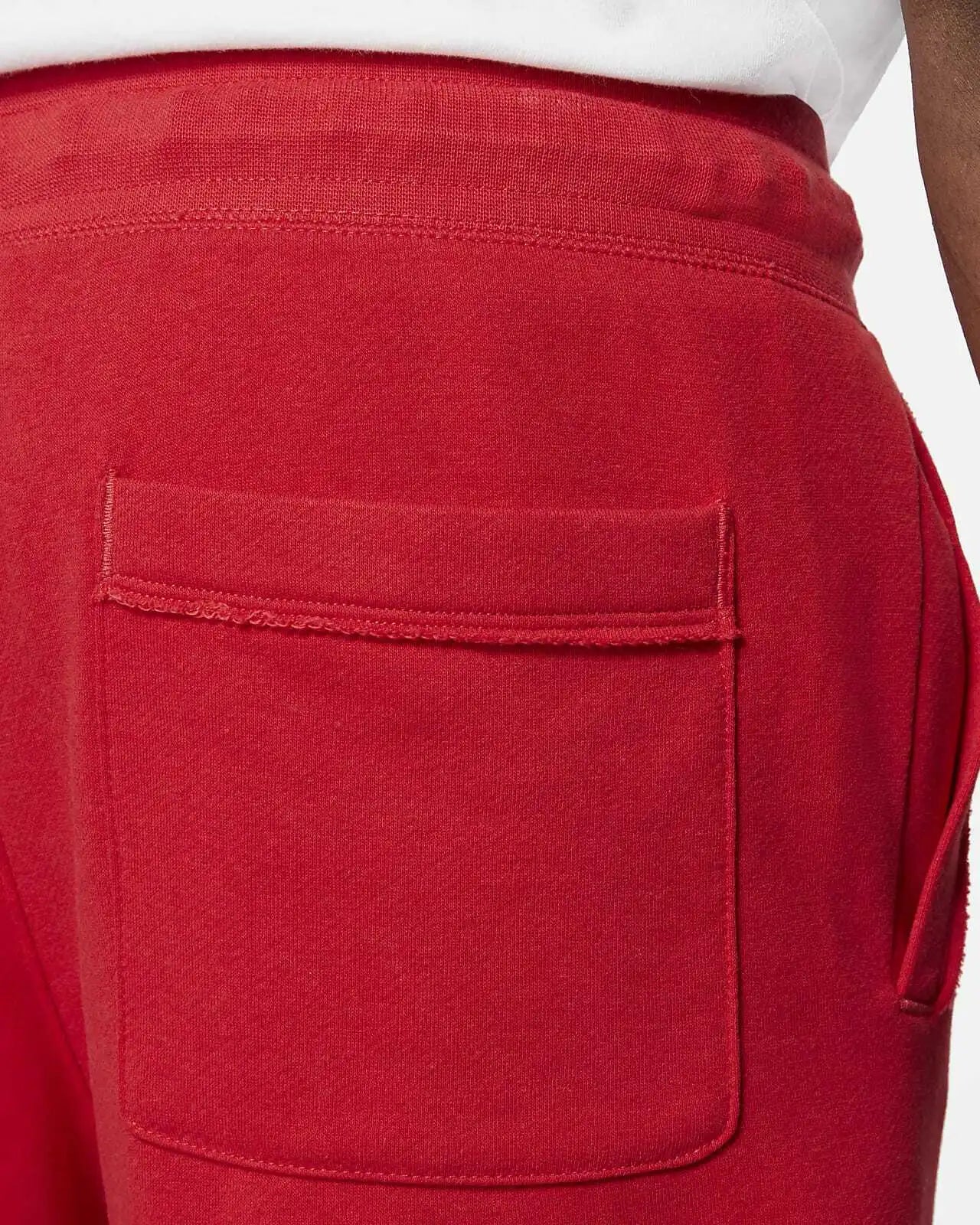 NIKE SPORTSWEAR ALUMNI MEN'S FRENCH TERRY SHORTS AR2375-659 Red